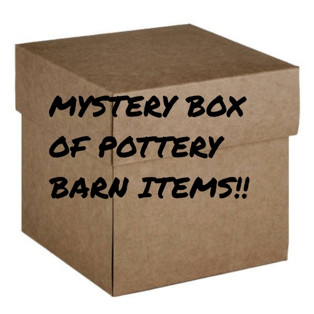 MYSTERY BOX OF POTTERY BARN ITEMS WITH MSRP OF OVER $400